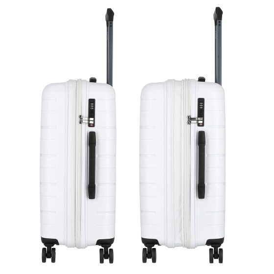 Polestream Strz by Asteroid 4 ruedas Juego de maletas 3 piezas con pliegue de expansión