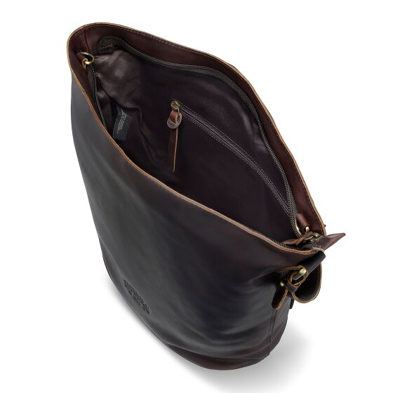 Klondike 1896 Rush Samanta Bolso de hombro de cuero 27 cm