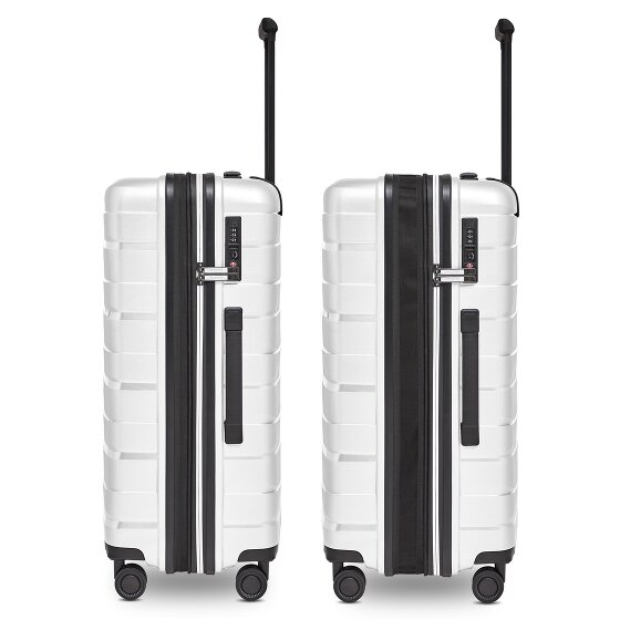 Bergpfeil Trolley de viaje de 4 ruedas M 66 cm con pliegue de expansión