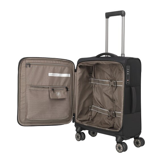 Travelite Crosslite 5.0 4 ruedas Carro de la cabina S 55 cm Compartimento para el portátil