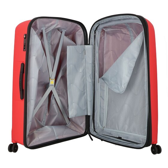 Delsey Paris Belmont Plus 4 ruedas Carrito XL 83 cm con pliegue de expansión