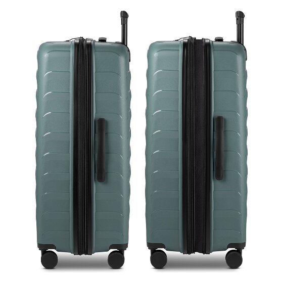 d&n Toronto 4 ruedas Carrito L 75 cm con pliegue de expansión