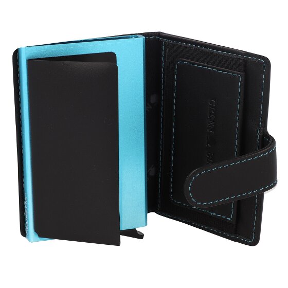Greenburry Nappa Estuche para tarjetas de crédito Protección RFID Piel 7 cm