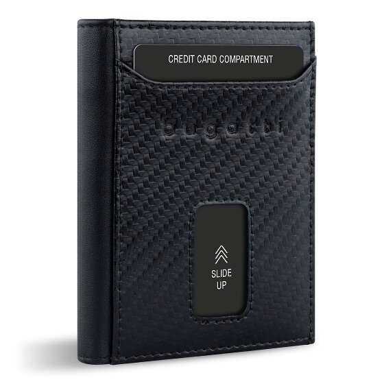 bugatti Secure Slim Cartera Protección RFID Piel 8 cm