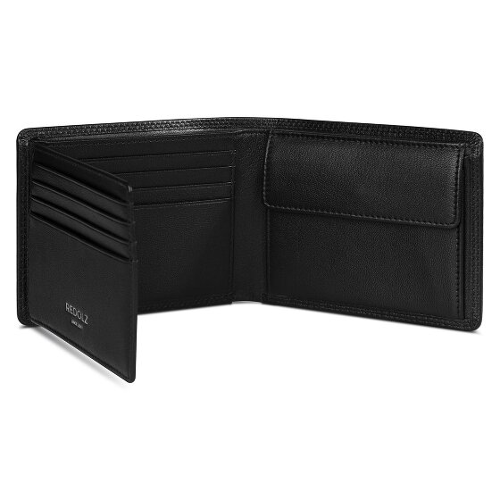 Redolz Cartera de piel Essentials QF RFID 12 cm desplegable
