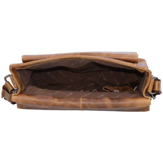 Greenburry Vintage Cafe Racer Messenger Cuero 33 cm