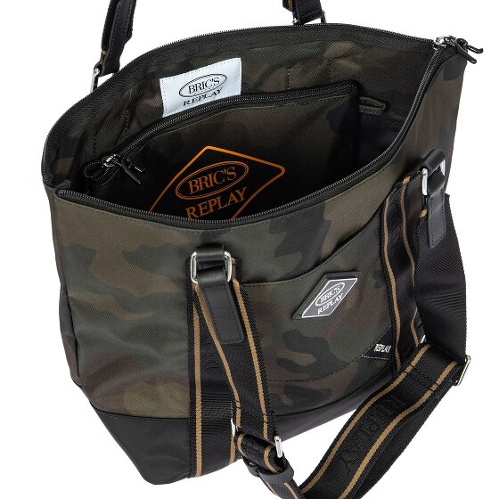 Bric's Replay Camouflage Bolsa de compras 26 cm