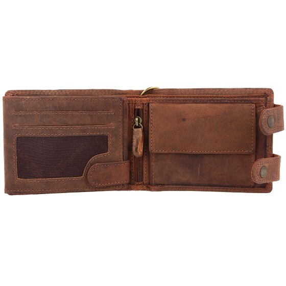 Greenland Nature Billetera Montenegro de cuero RFID 12 cm