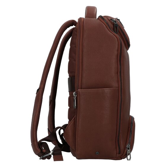 Piquadro Cronus Mochila de negocios Bloqueo RFID Piel natural 41 cm Compartimento para laptop