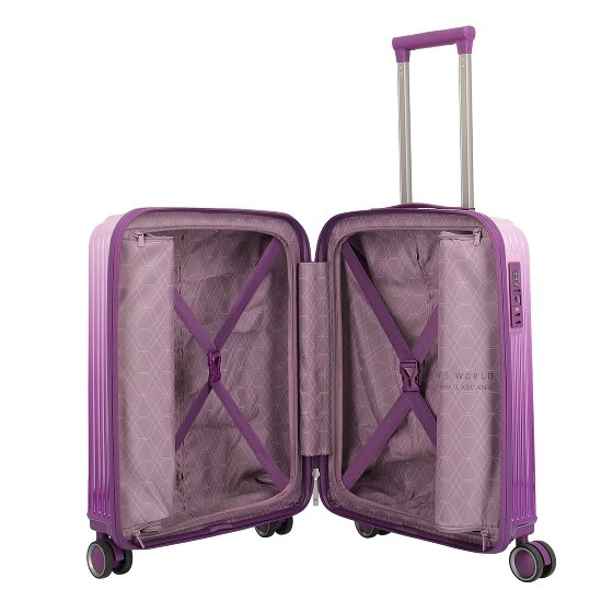 Travelite Lascana Edition 4 ruedas Carro de la cabina S 50 cm