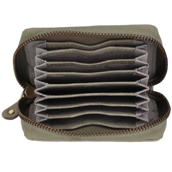 Greenland Nature Estuche para tarjetas de crédito de cuero RFID 10,5 cm