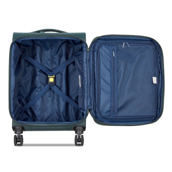 Delsey Paris Brochant 3 4 ruedas Carro de la cabina 55 cm con pliegue de expansión