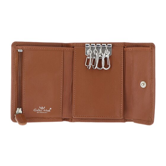 Golden Head Estuche para llaves de polo de cuero de 10,5 cm