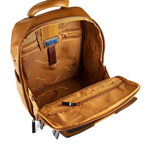Piquadro Ael Mochila de día Piel 37 cm Compartimento para el portátil