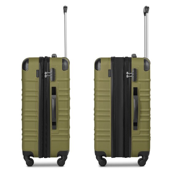 Wenger Amplar Evo 4 ruedas Set de maletas 3 piezas Con fuelle expandible