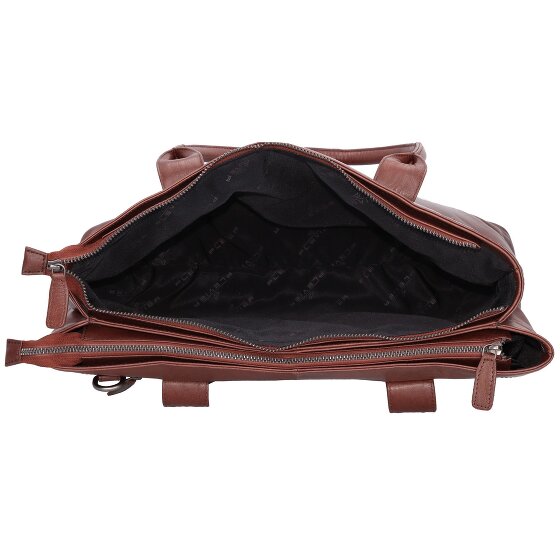 Plevier Rock Amber Bolsa de hombro Piel 43 cm Compartimento para el portátil