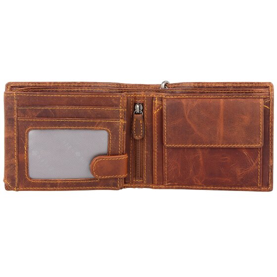 Greenburry Rebel Rider Billetera de cuero 13 cm