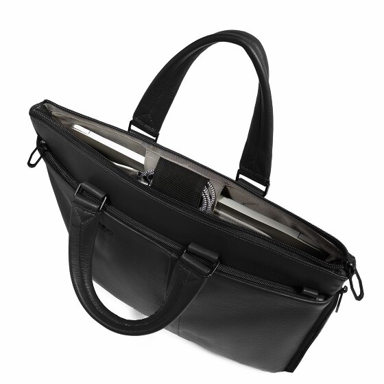 Piquadro Russel Maletín Protección RFID Piel 42 cm Compartimento para el portátil