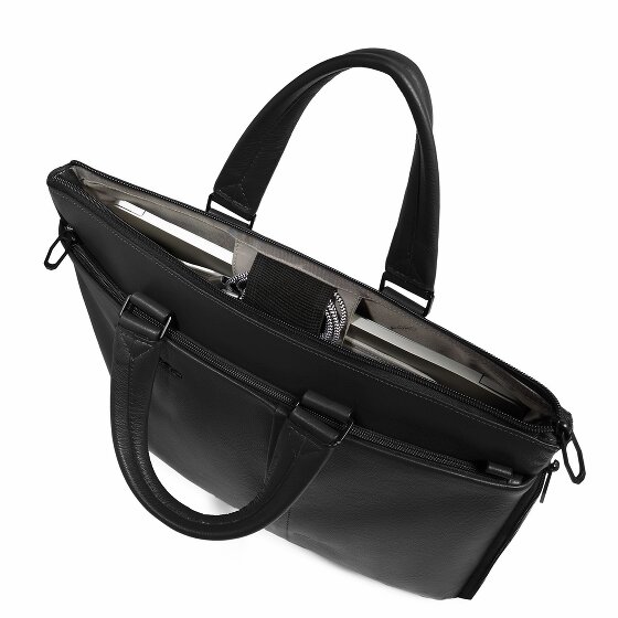 Piquadro Russel Maletín Protección RFID Piel 42 cm Compartimento para el portátil