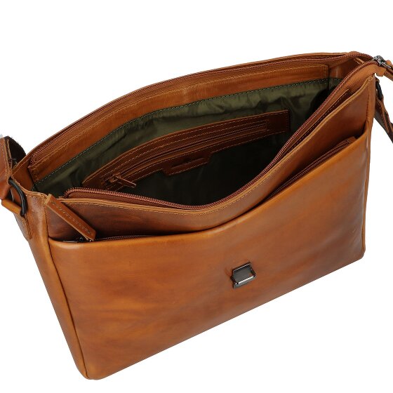 Greenburry Newport Mensajero Piel natural 35 cm