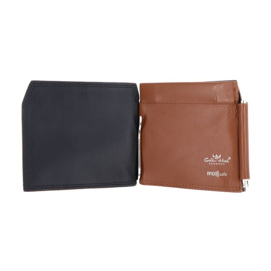 Golden Head Polo Cartera Bloqueo RFID Piel natural 11 cm