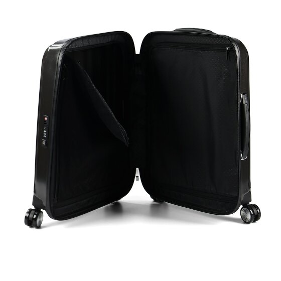 Samsonite Lite-Cube Dlx Chrome 4 ruedas Carro de la cabina 55 cm
