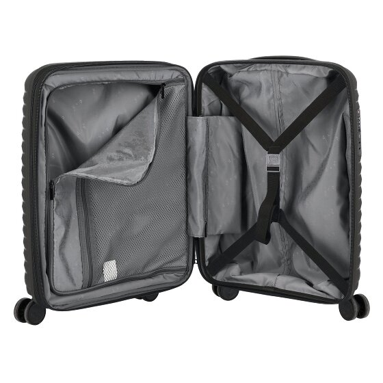 d&n Travel Line 4500 4 ruedas Carro de la cabina S 55 cm con pliegue de expansión