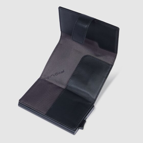 Piquadro PQ-Earth Estuche para tarjetas de crédito Protección RFID Piel 6.5 cm