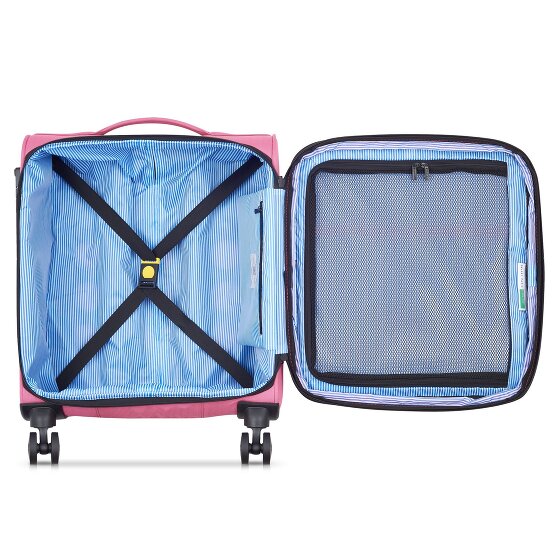 Delsey Paris x United Colors of Benetton BE Trolley de cabina de 4 ruedas 55 cm con pliegue extensible