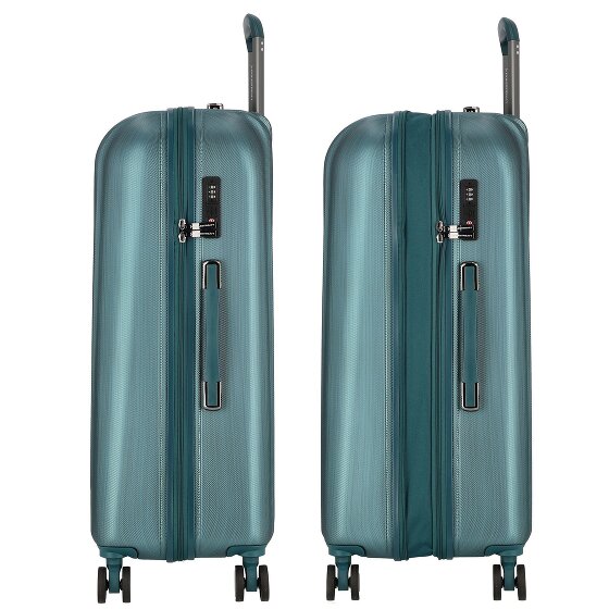 Polestream Moonrock 4 ruedas Carrito L 78 cm con pliegue de expansión