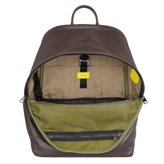 DuDu New York Mochila de día Piel 41 cm Compartimento para el portátil