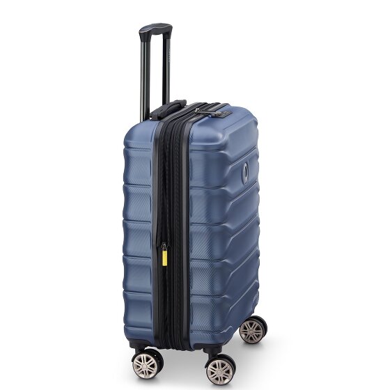 Delsey Paris Meteor 4 ruedas Carro de la cabina 55 cm con pliegue de expansión