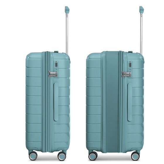 Franky London 4 ruedas Carrito M 65 cm con pliegue de expansión