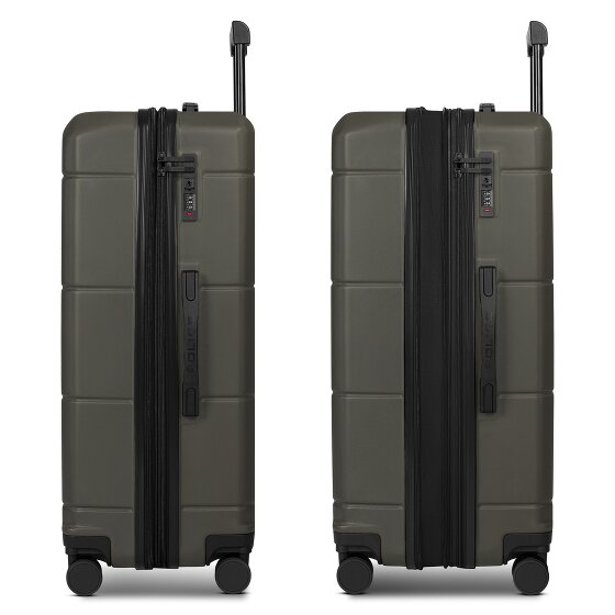 Police London 4 ruedas Carrito 74 cm con pliegue de expansión