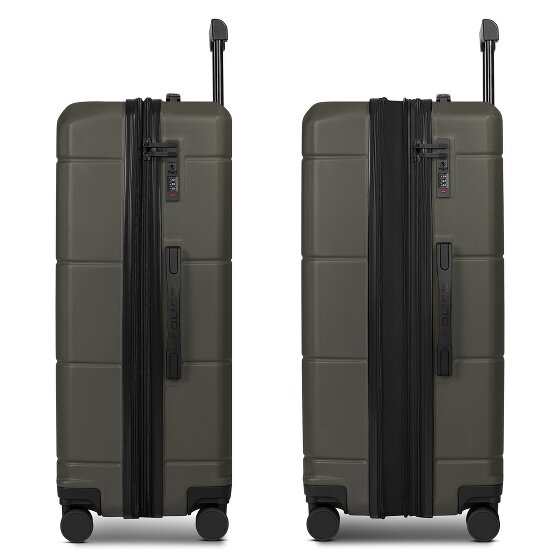 Police London 4 ruedas Trolley 74 cm Con fuelle expandible