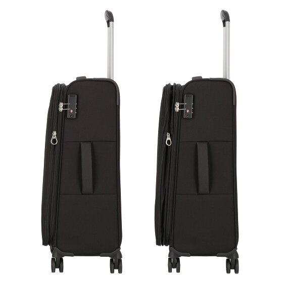 American Tourister Blazing Ride 4 ruedas Juego de maletas 3 piezas con pliegue de expansión