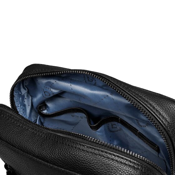 bugatti Black Bolsa de hombro Piel 20 cm