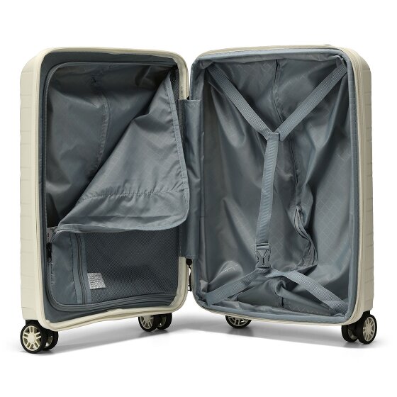 d&n Travel Line 4700 4 ruedas Carro de la cabina 55 cm con pliegue de expansión