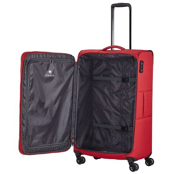 Travelite Chios 4 ruedas Carrito L 78 cm con pliegue de expansión