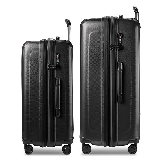 Redolz Essentials 14 4 ruedas Set de maletas 2 piezas Con fuelle expandible