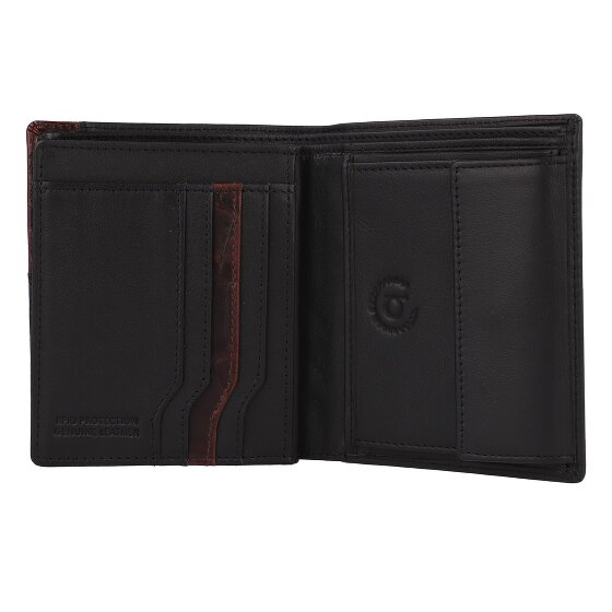 bugatti Corso DeLuxe Cartera Protección RFID Piel 10 cm