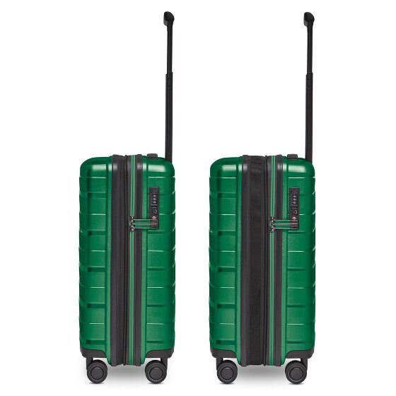 Bergpfeil Trolley de cabina de viaje de 4 ruedas S 55 cm con pliegue de expansión