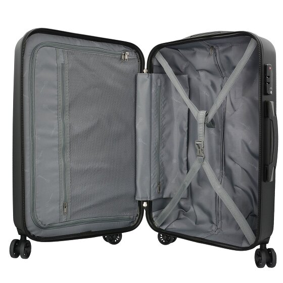 bugatti Lima 2.0 Trolley de 4 ruedas 75 cm con ruedas dobles