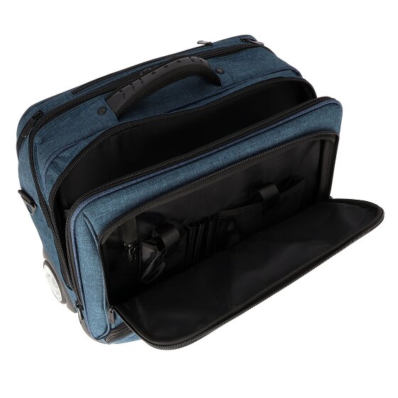 Dermata 2 ruedas Carrito de negocios 41 cm Compartimento para el portátil