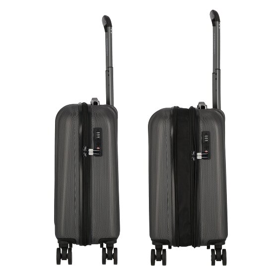 Polestream Moonrock 4 ruedas Carro de la cabina S 55 cm con pliegue de expansión