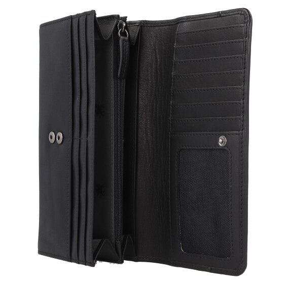 mano Don Romeo Billetera de cuero RFID 18 cm