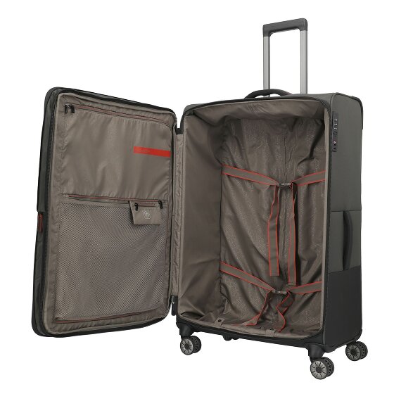 Travelite Crosslite 4 ruedas Carrito XL 81 cm con pliegue de expansión