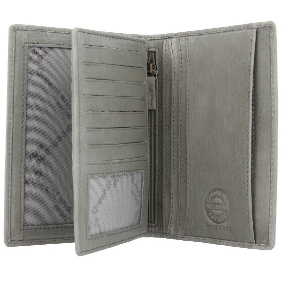 Greenland Nature Funda de color suave para pasaporte de cuero RFID 12 cm