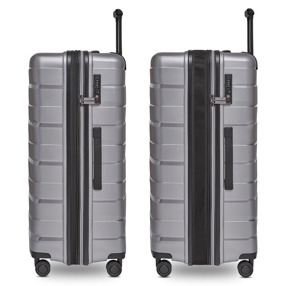 Bergpfeil Trolley de viaje de 4 ruedas L 75 cm con pliegue de expansión