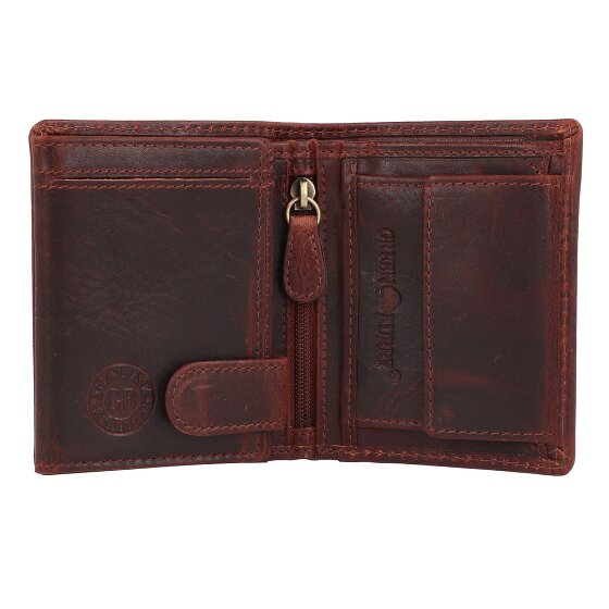 Greenburry Rugged Cartera Protección RFID Piel 8.5 cm